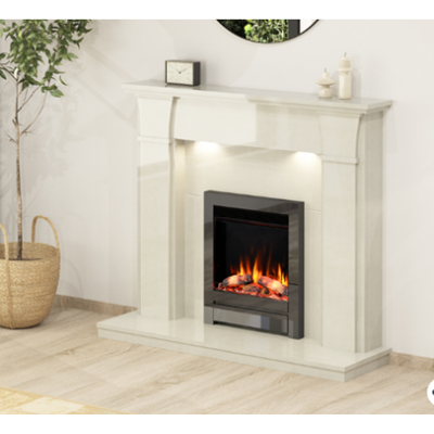 Elgin & Hall Diamond Ivy, Marble Fireplace